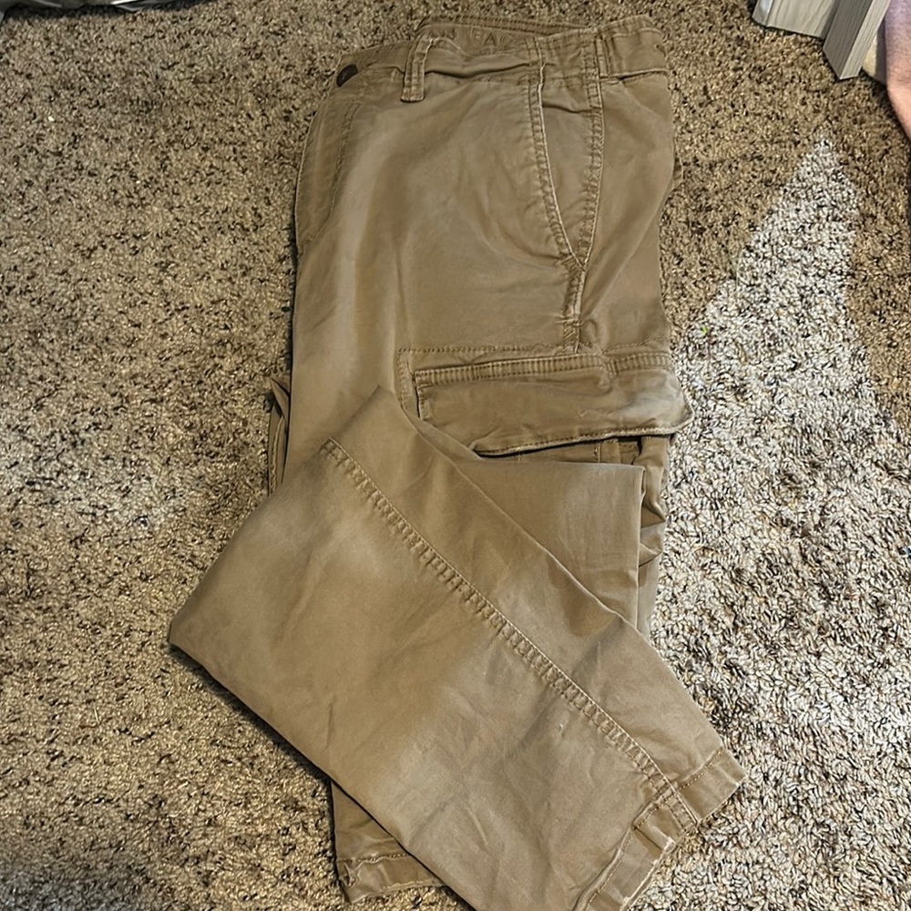 Men's Tan Cargo Pants